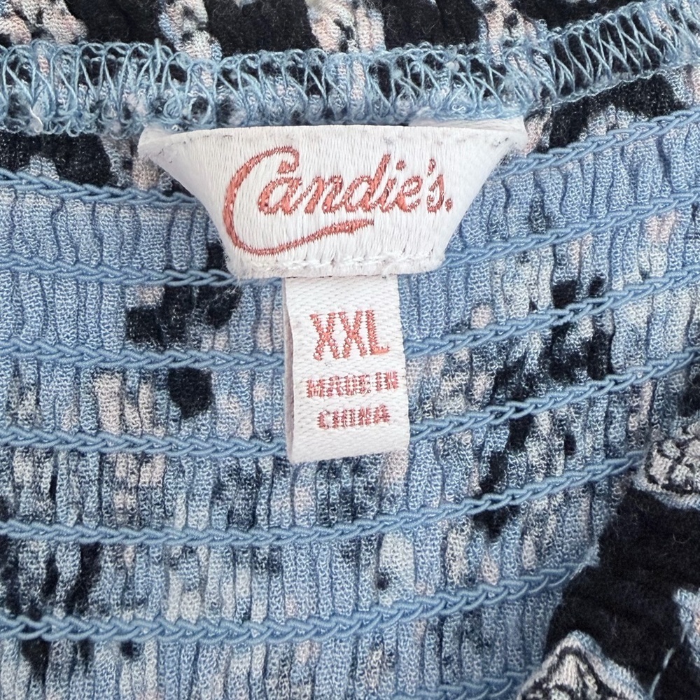 Candies floral print off the shoulder hi-lo dress - Picture 4 of 5